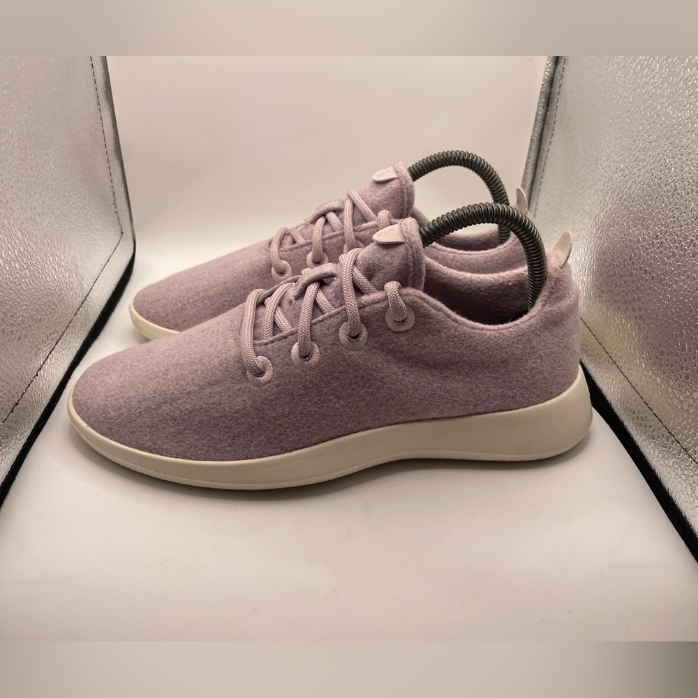 Allbirds Wool Runners Women's light purple Casual Sneakers size 8